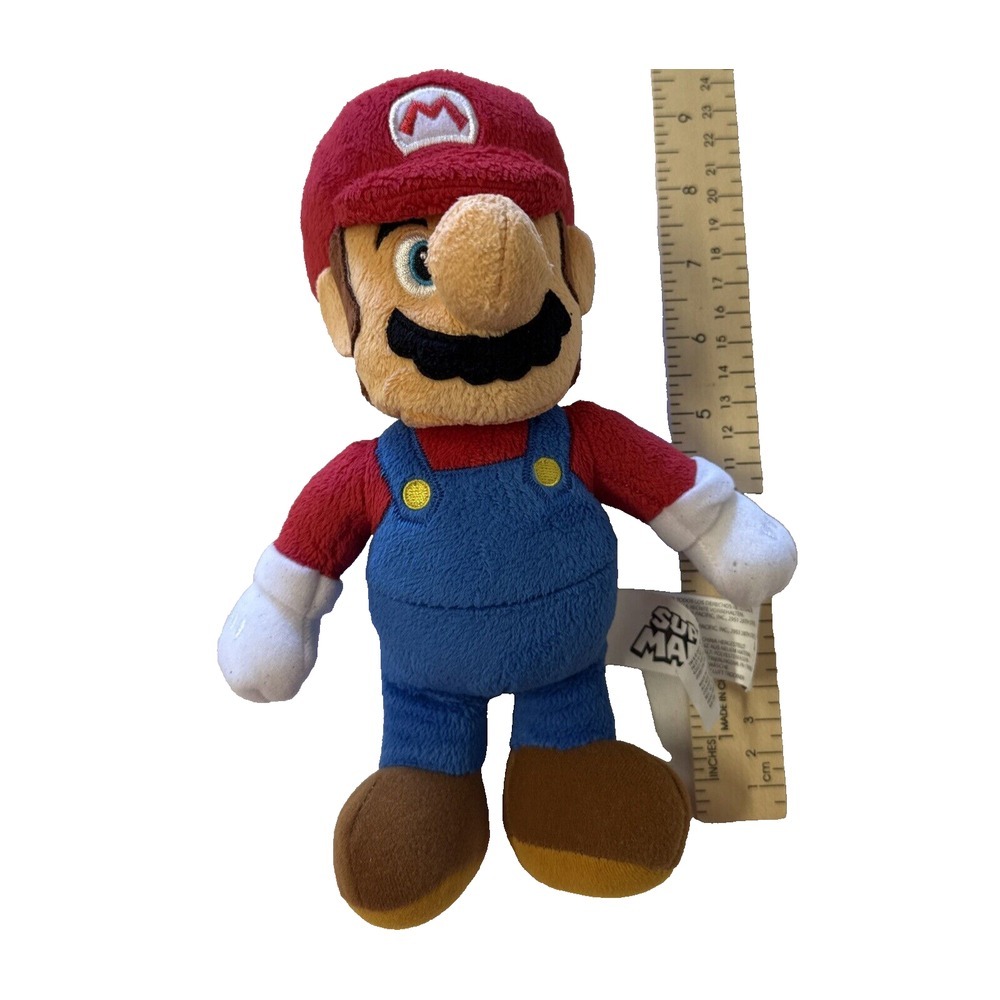 Mario 10" Plush Super Mario Brothers,‎ Toy, Collector, Movie, Kids, Adults,